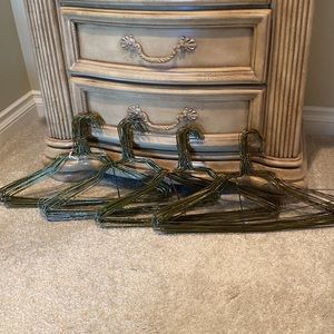 100 Shirt hangers from the dry cleaner